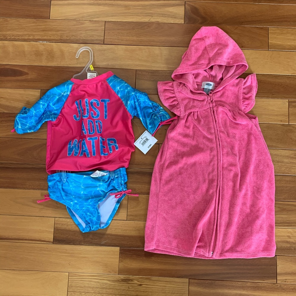 Bundle of Girl Swimsuit and Cover Up